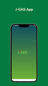 JGas mobile app screenshot from its Google Play listing